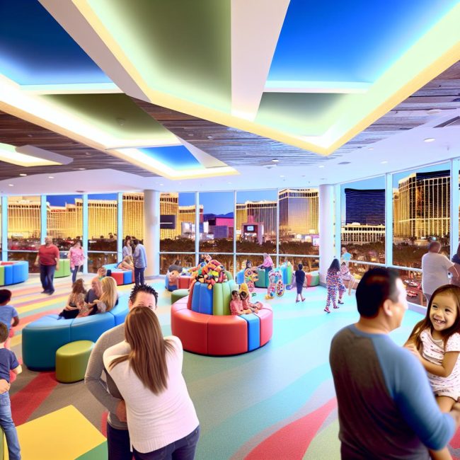 Family-friendly hotels in Las Vegas.